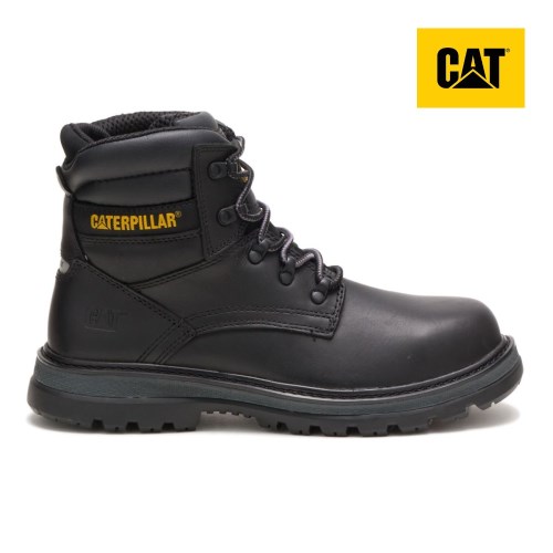 Pánské Pracovní Boty Caterpillar Fairbanks Steel Toe Černé (CZ-9IMO)